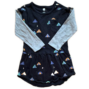 Tea Collection Girls Black Tents Dress size: 4T